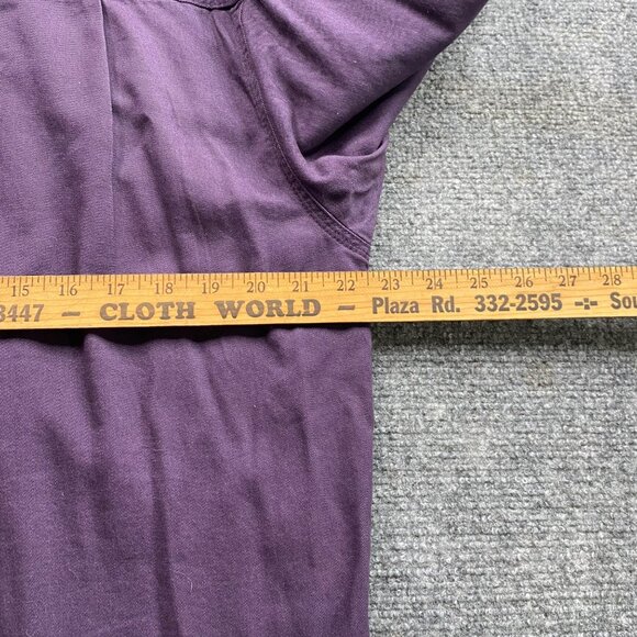 C.E. Schmidt Workwear Shirt Mens M Purple Cotton Button-Down Long Sleeves Pocket - Picture 7 of 9